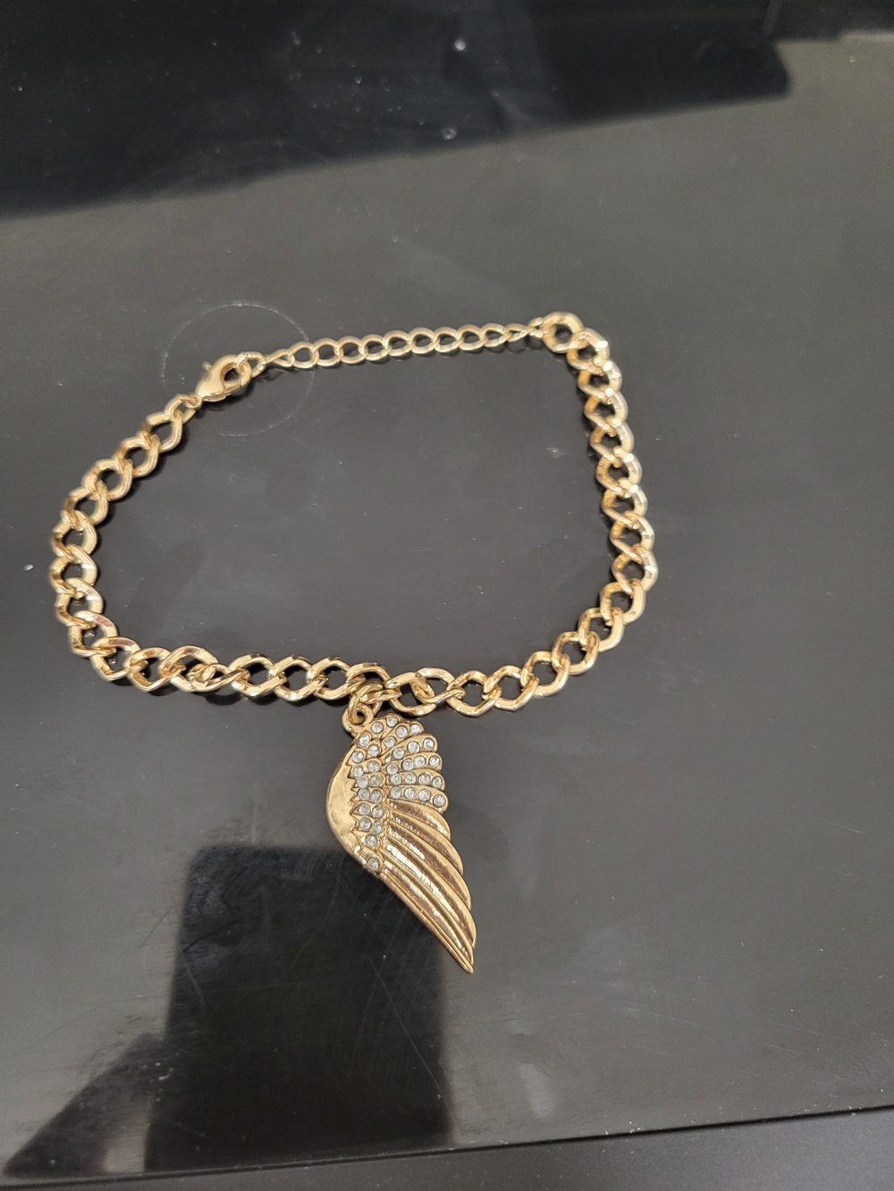 Gold Wing Charm Bracelet - Women Jewelry